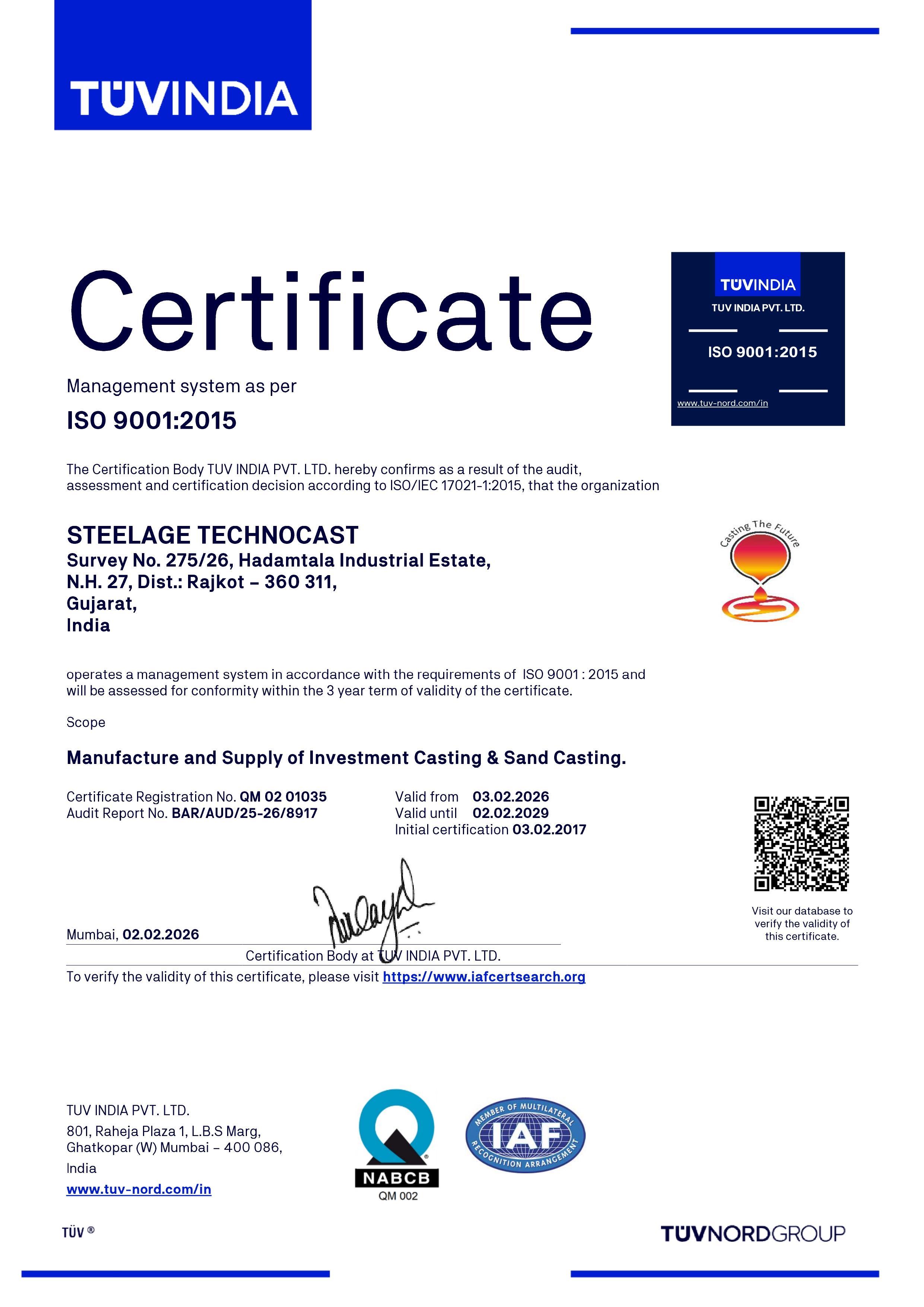 ISO 9001:2015