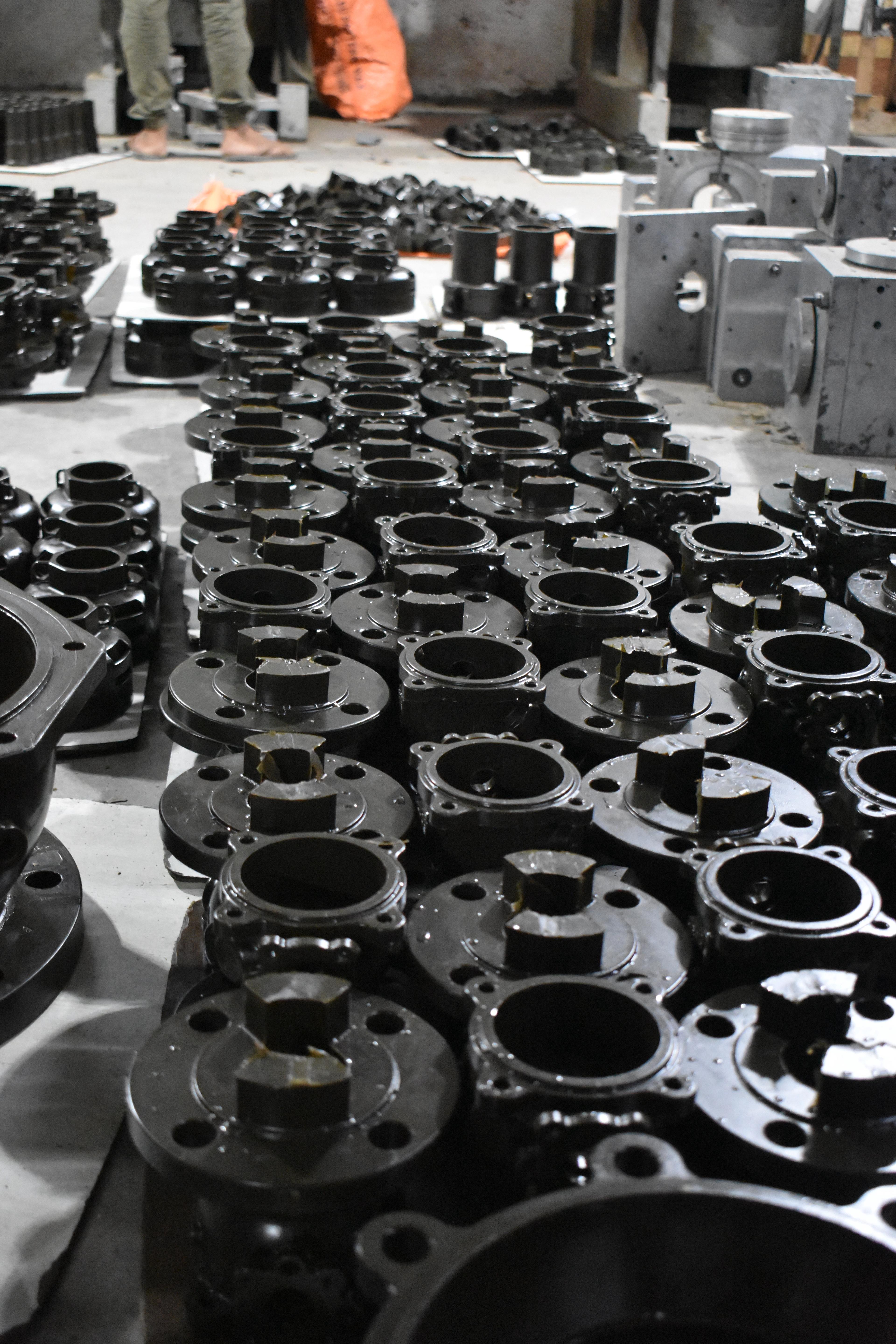 Steelage Technocast manufacturing floor with casting machinery
