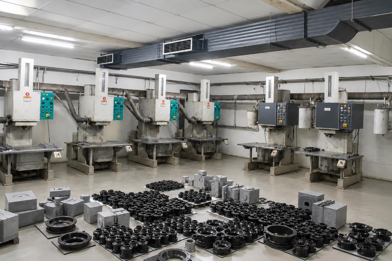 Expanded industrial manufacturing equipment