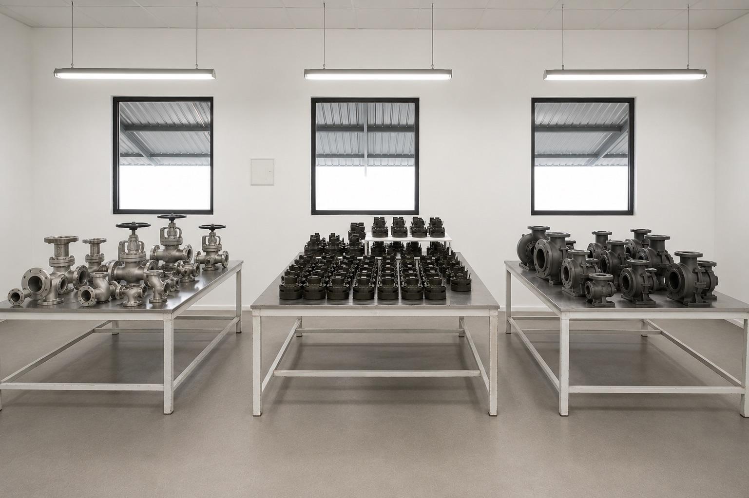 Industrial production and cast components